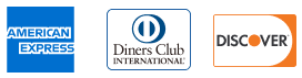 American Express、Diners Club、Discover